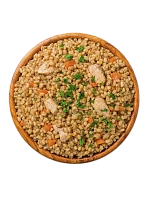 Курица с перловкой